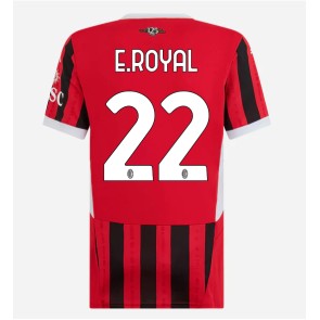 AC Milan Emerson Royal #22 Domaci Dres za Ženska 2024-25 Kratak Rukavima